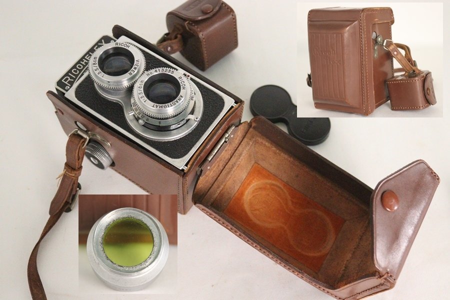 TB526リコーフレックス RICOHFLEX MODEL VIIS 2眼レフカメラ◇革 TB526リコーフレックス RICOHFLEX MODEL VIIS 2眼レフカメラ◇革