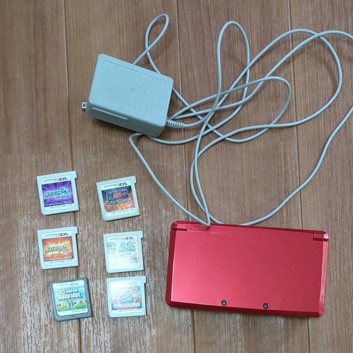 3DS+カセット6個+充電器