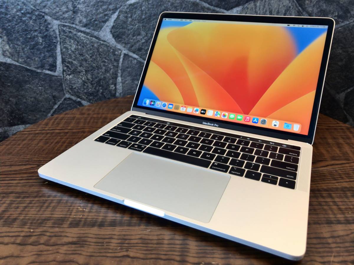 新規購入 Core シルバー MR9U2J/A 中古 2018 Mid 13インチ Pro MacBook