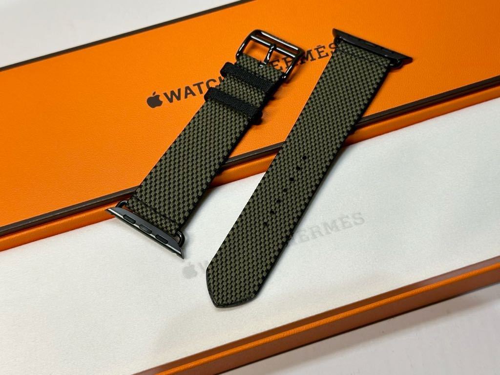 未使用 series9 トワルH ヴェール 黒 Apple watch HERMES 未使用 series9 トワルH ヴェール 黒 Apple watch HERMES