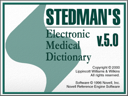 STEDMAN\'S Electronic Medical Dictionary VERSION 5.0 ste do man medicine large dictionary Windows operation goods 