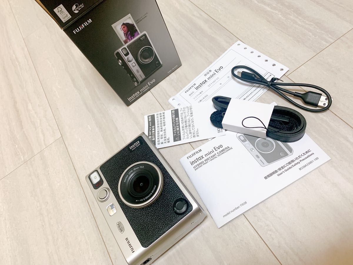 チェキ instax mini Evo USB Type-C対応モデル (ブラック チェキ instax mini Evo USB Type-C対応モデル (ブラック