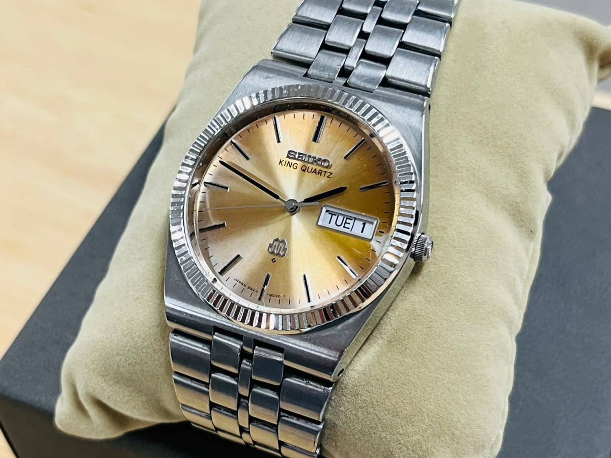 SEIKO KING キングクォーツ ビンテージ デッド 値下中 出品 4月迄 Yahoo!オークション - B SEIKO KING QUARTZ セイコー キング