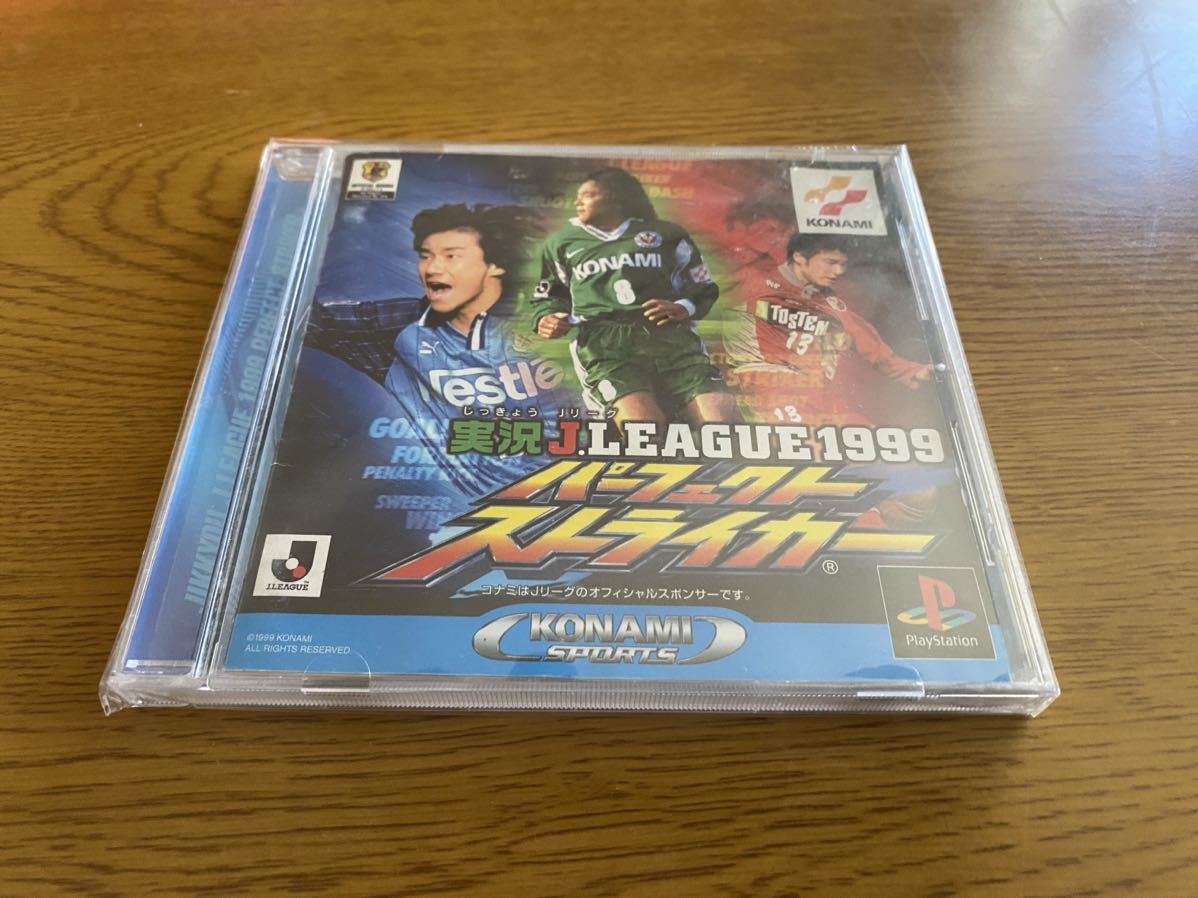 【中古】 実況J.LEAGUE1999パーフェクトストライカー　PSソフト　Jリーグ　KONAMI_画像1