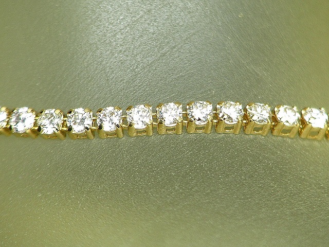 [ gem shop head office ]1.00ct good quality natural diamond K18 free size bangle bracele 