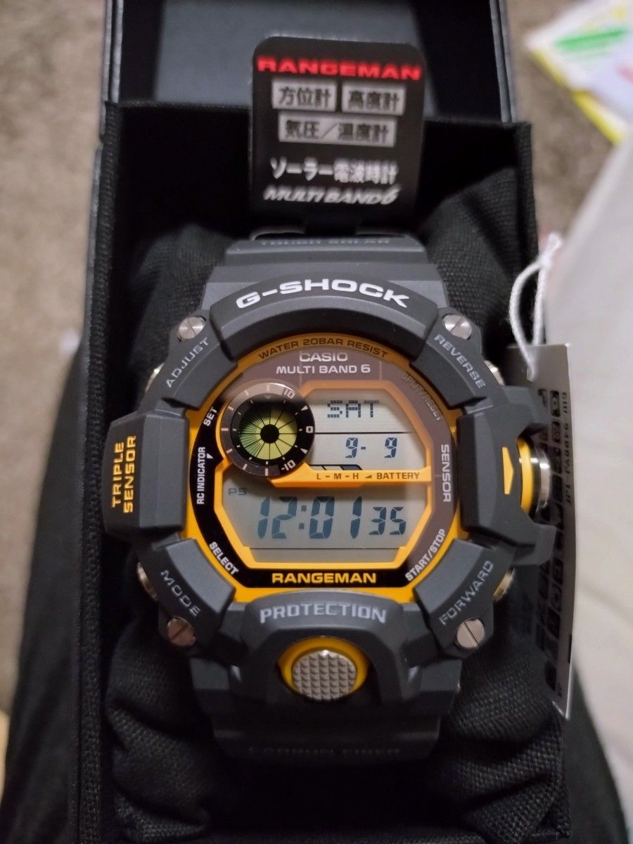 カシオ G-SHOCK GW-9400YJ-1JF [G-SHOCK（Gショック）MASTER OF G「レンジマン」未使用