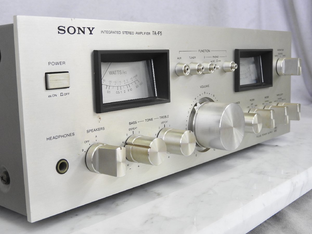 Yahoo!オークション - ☆ SONY ソニー プリメインアンプ TA-F5 ☆ジャ...