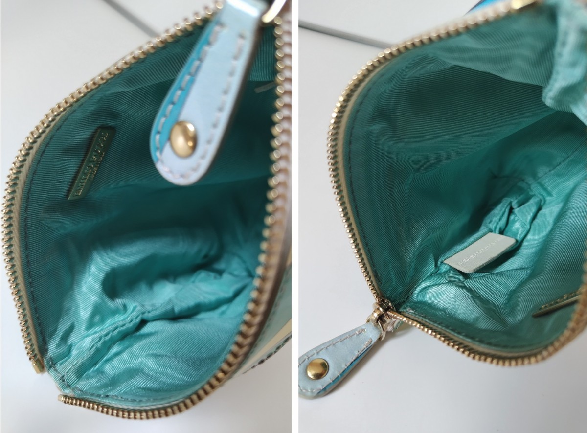 EMILIO PUCCI / Emilio Pucci leather using cosme pouch Mini bag make-up pouch 