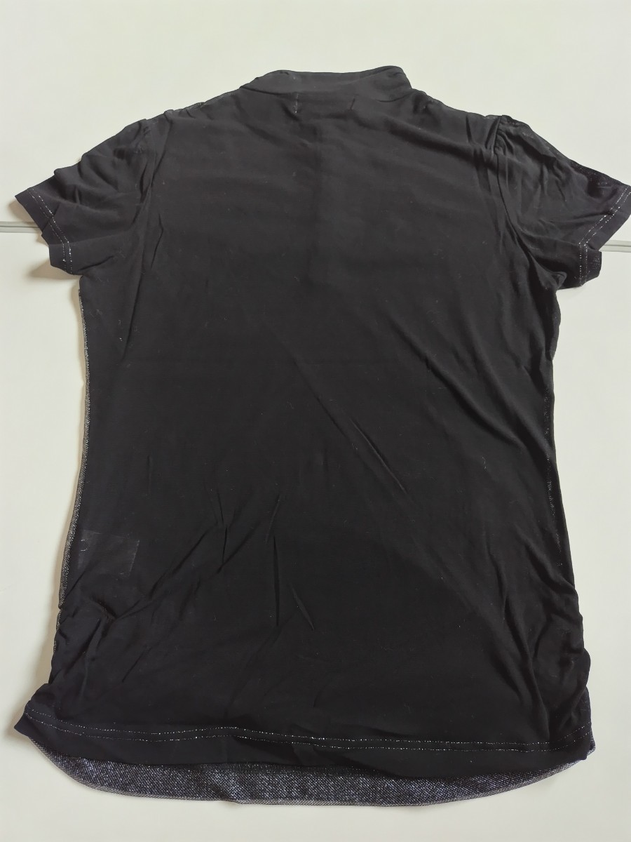 Heal Creek женский 40 Heal Creek Golf Layered рубашка с коротким рукавом черный M соответствует сделано в Японии стандартный товар 