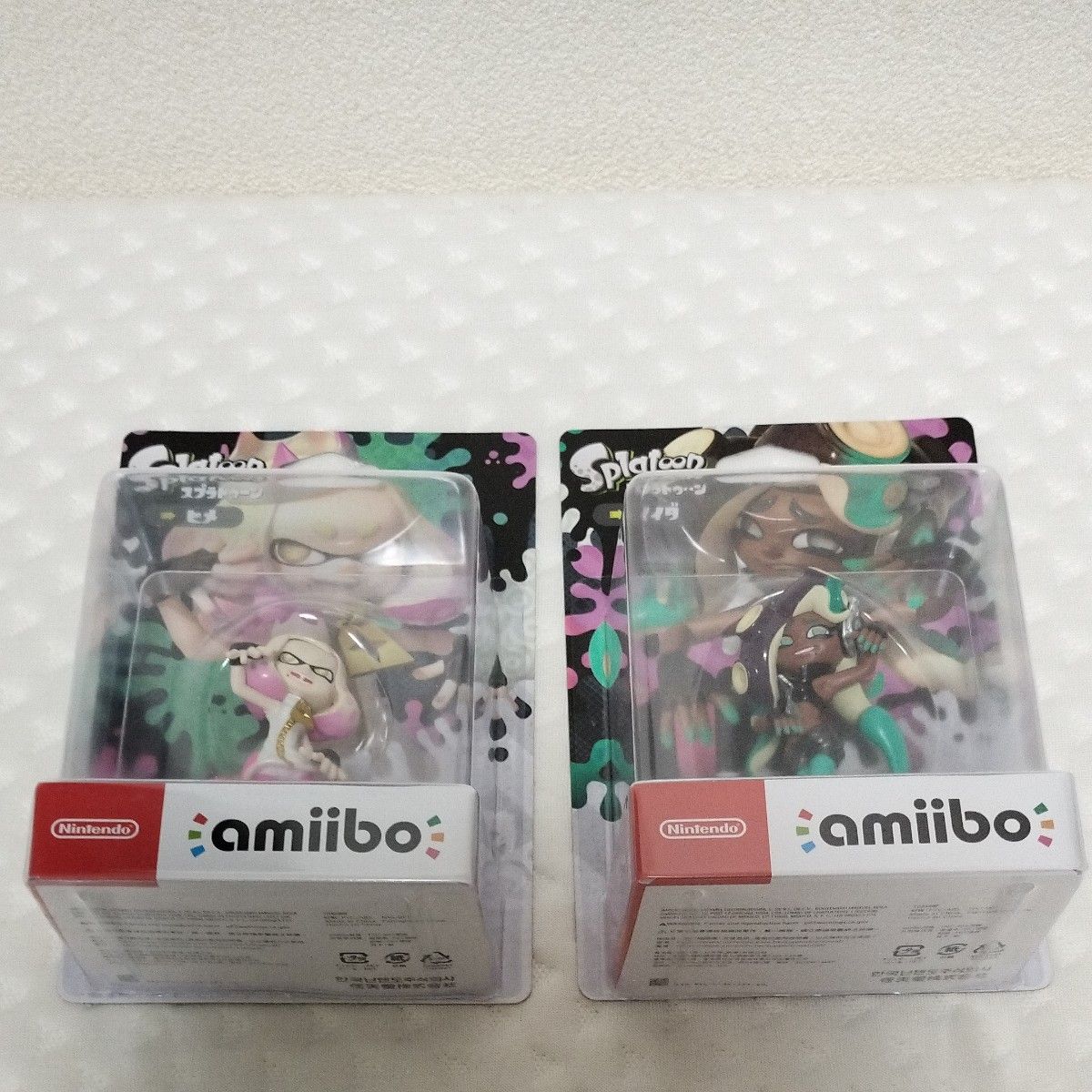 新品　未開封　アミーボ　ヒメ　イイダ　2体セット　amiibo テンタクルズ　セット　スプラトゥーン　スプラ　新品