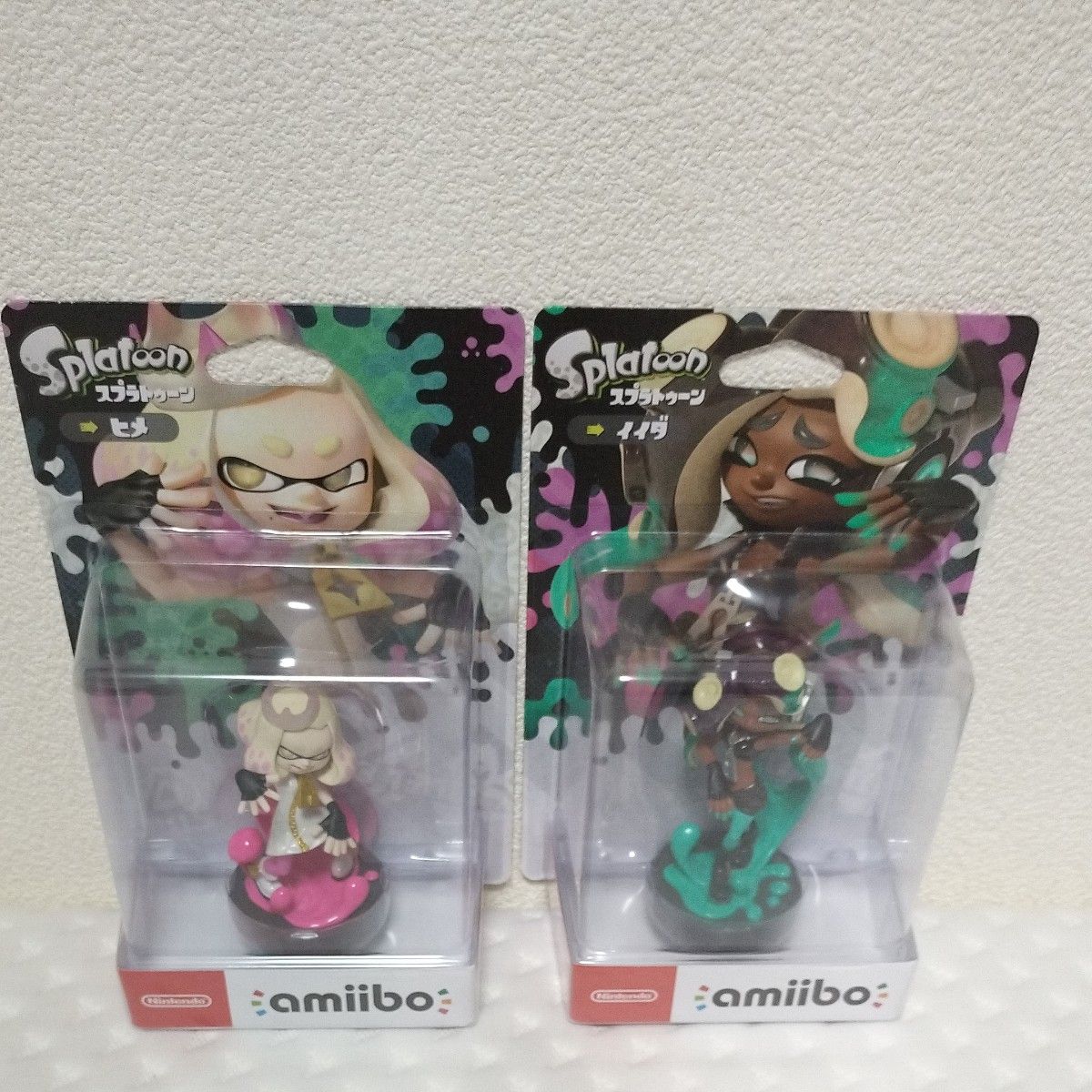 新品　未開封　アミーボ　ヒメ　イイダ　2体セット　amiibo テンタクルズ　セット　スプラトゥーン　スプラ　新品