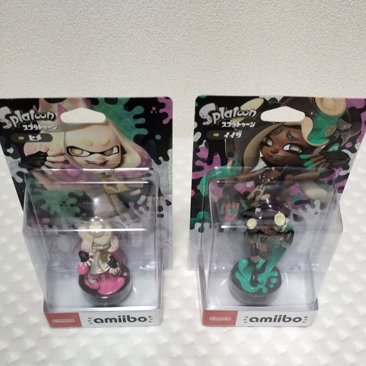 新品　未開封　アミーボ　ヒメ　イイダ　2体セット　amiibo テンタクルズ　セット　スプラトゥーン　スプラ　新品