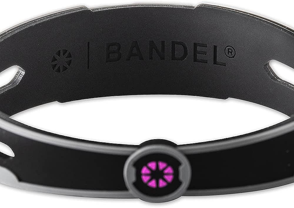 新品 送料無 正規品 BANDEL Ｍサイズ バンデル REACT リアクトブレスレット ブラック ピンク 黒 ブレス パワーバランス コーティングの画像9