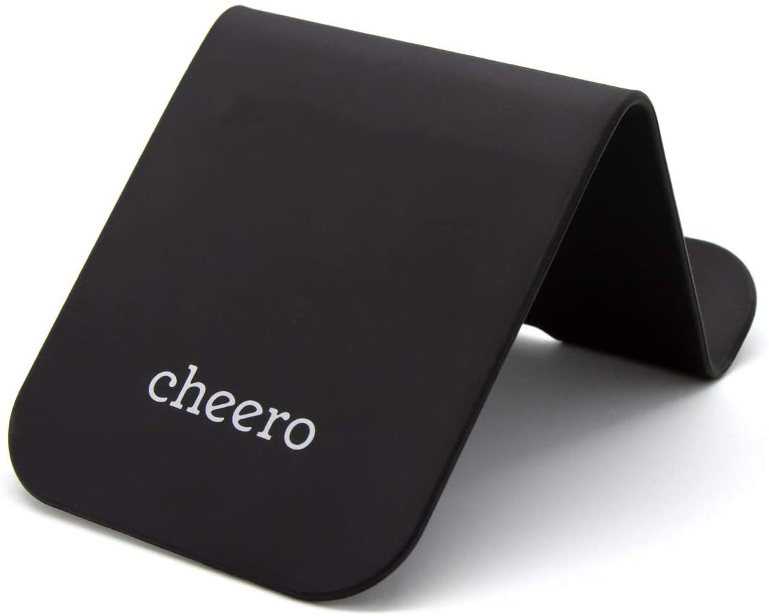 新品 送料無料 cheero CLIP Plus 万能 クリップ ボード シリコン スマホスタンド タブレットスタンド CHE-330 ブラック 黒 チーロ 自在の画像1