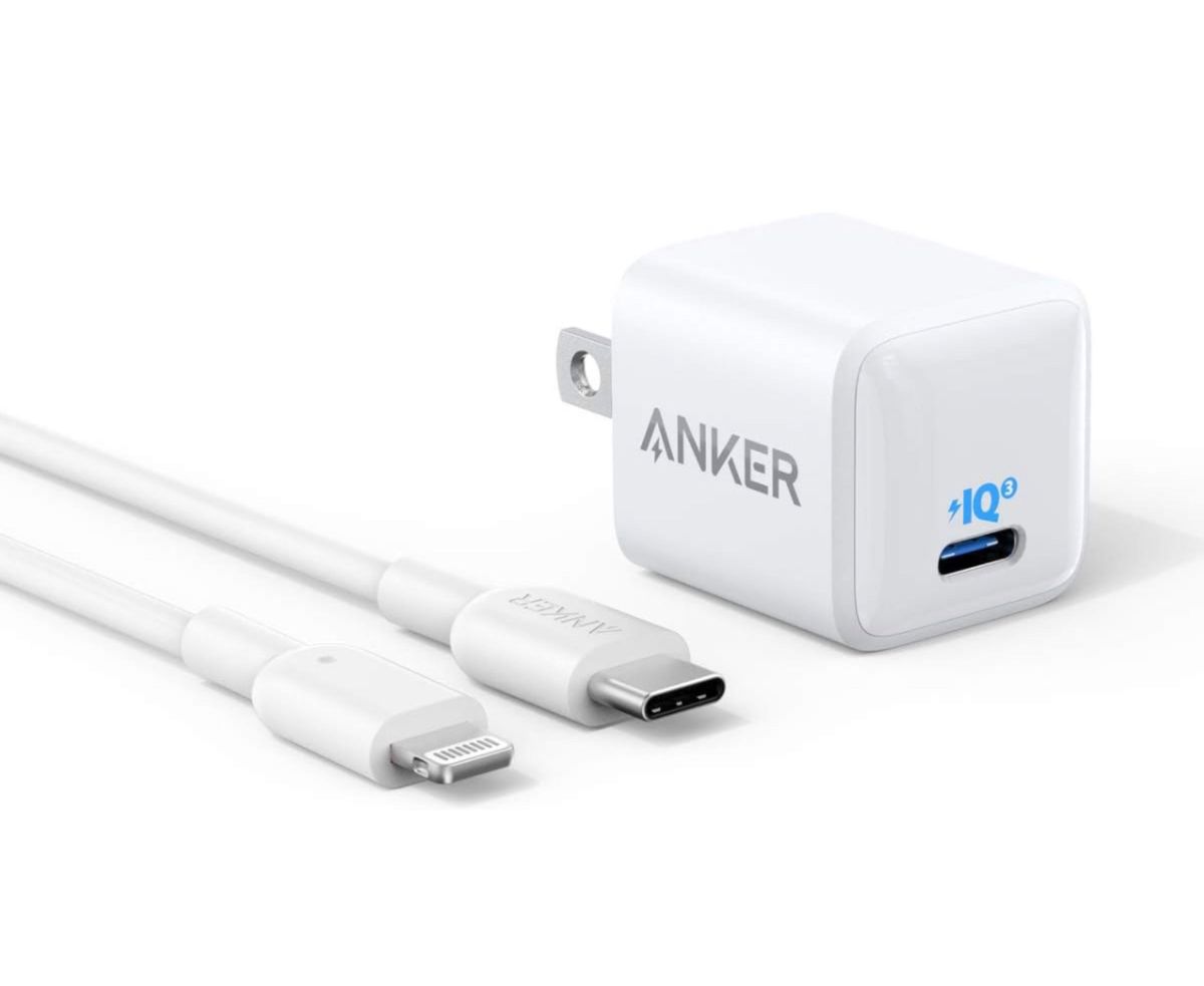 Anker PowerPort III Nano 20W with USB-C & ライトニング ケーブル 1.8m   新品