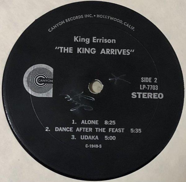 King Errison - The King Arrives US Original盤 LP スチャダラパー Little Bird Strut ラテン Errisson_画像3