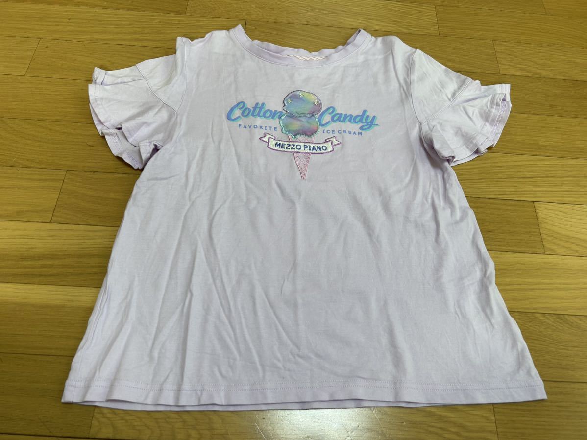 メゾピアノジュニア 160センチ トップス メゾピアノ 半袖Tシャツ 160センチ サイズL トップス キッズ