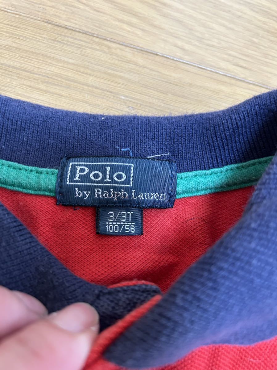 ラルフローレン 半袖シャツ　100センチ トップス　キッズジュニア　男の子男子　半袖ポロシャツ　ビッグポニー　RALPH LAUREN