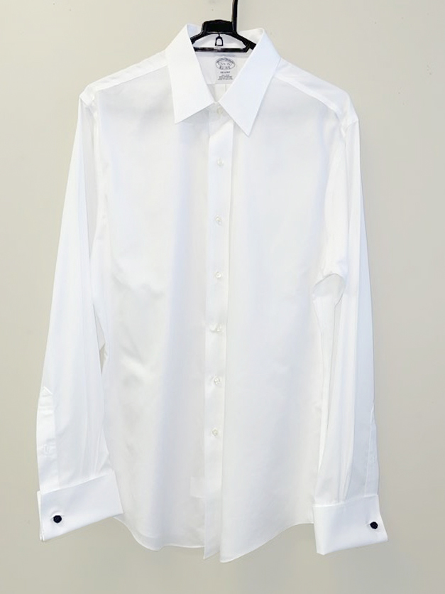 ブラックス・ブラザーズ リージェントフィット フレンチカフス ドレスシャツ 15.5 40 白 ホワイト