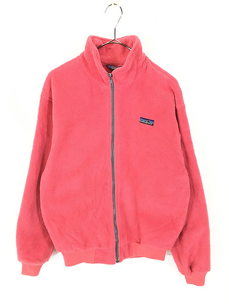 レディース 古着 80s USA製 Patagonia スタンドカラー フルジップ フリース ジャケット L位 古着