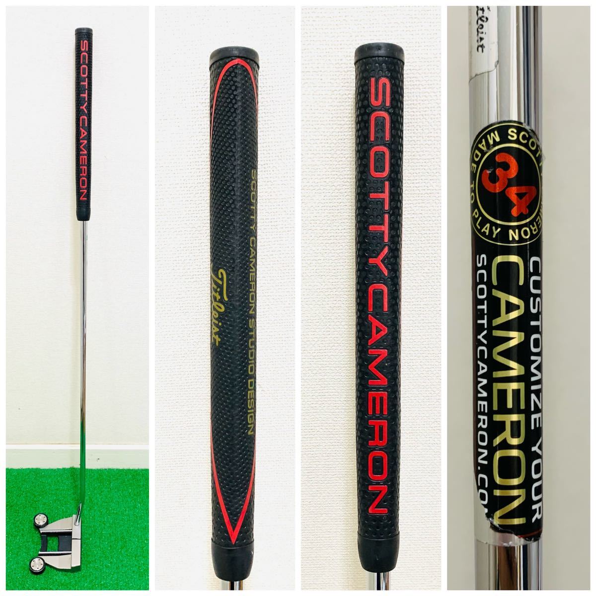 YR5650 SCOTTY CAMERON FUTURA 6M 右利き スコッティキャメロン フューチュラ 33.75インチ パター Titleist 送料無料 匿名配送