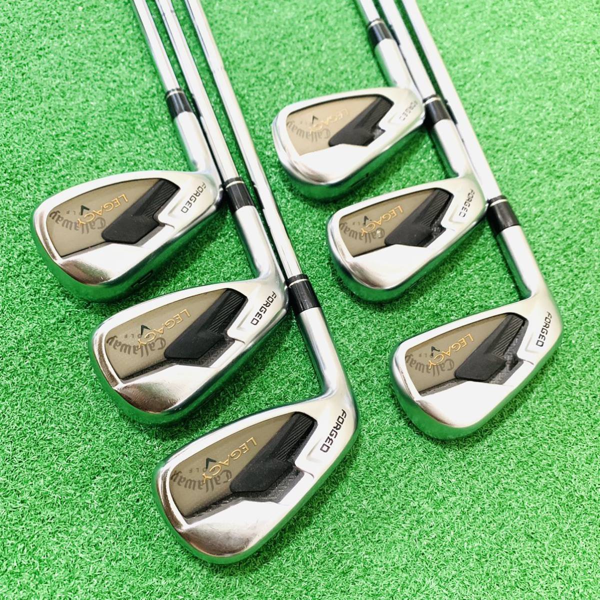 5694 Callaway キャロウェイ　LEGACY レガシー　レフティ　左利き　フレックスS メンズ　アイアン6本セット　GS95 送料無料　 匿名配送