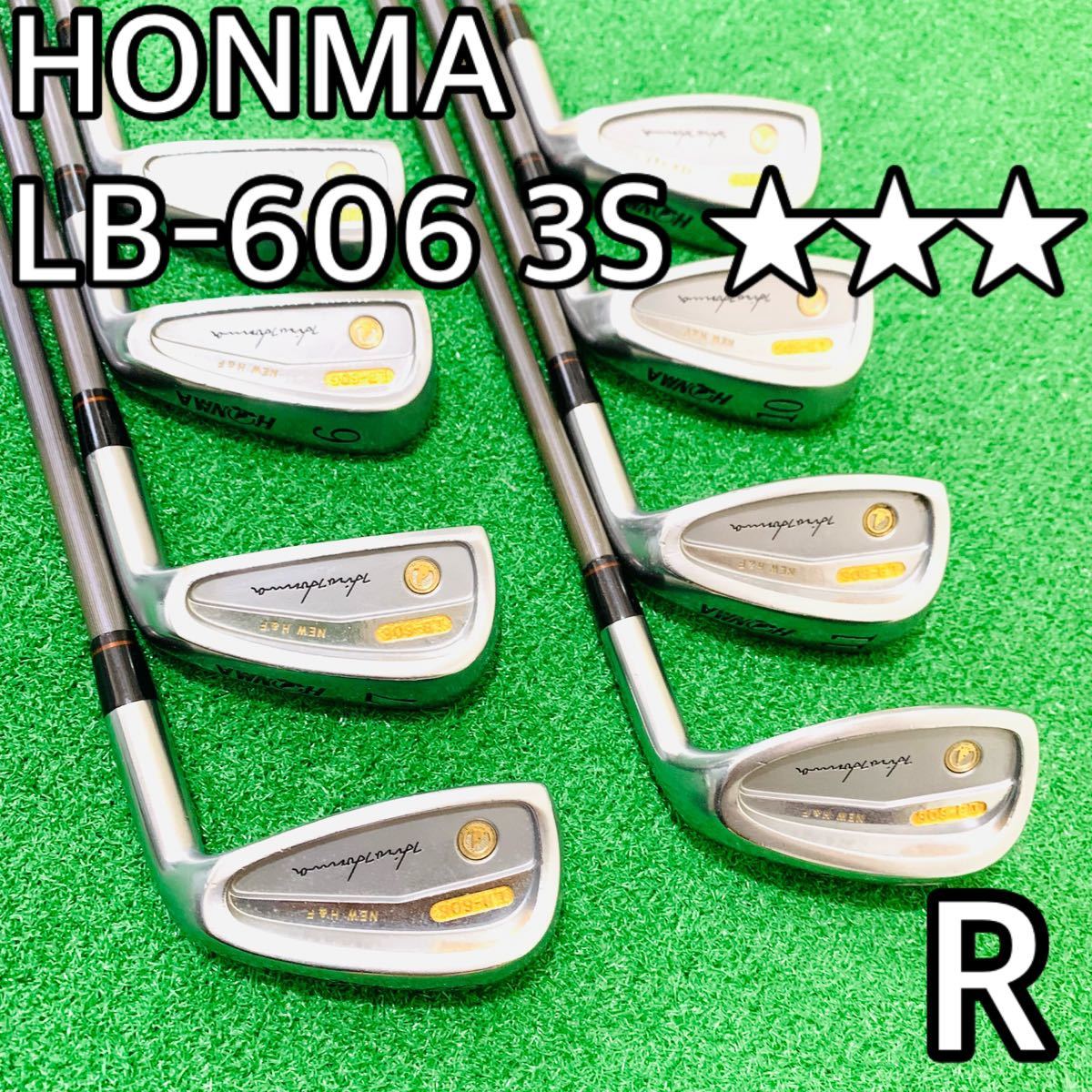 YR5719 ホンマゴルフ HONMA GOLF 本間ゴルフ LB-606 星3スター