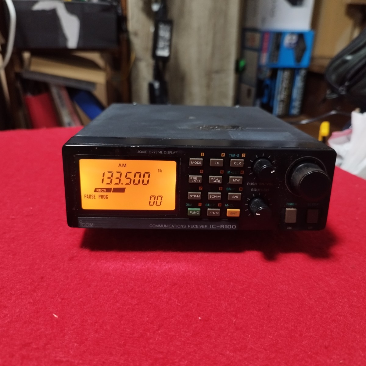 ICOM IC-R100 operation has been confirmed .: Real Yahoo auction