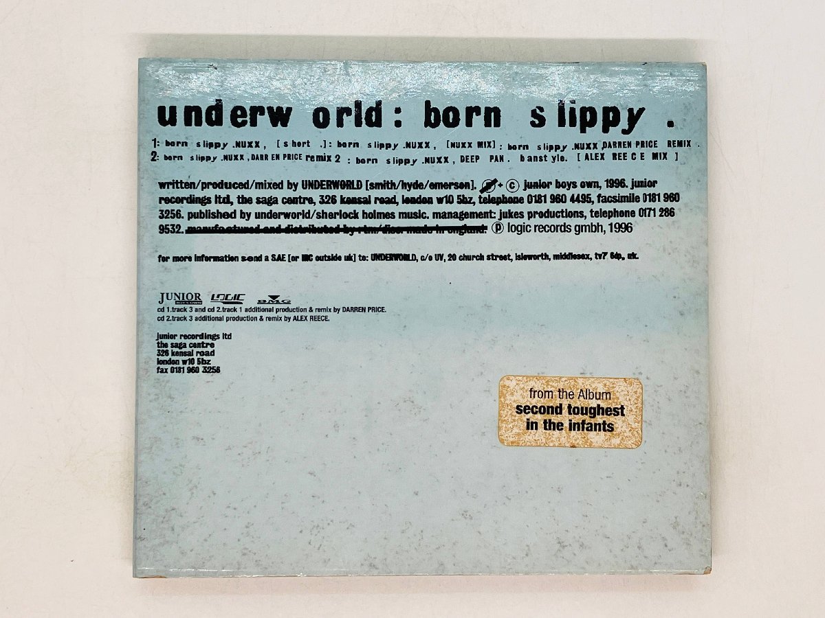 即決2CD underw orld born slippy / ボーン・スリッピー / アルバム デジパック仕様 G03_画像1