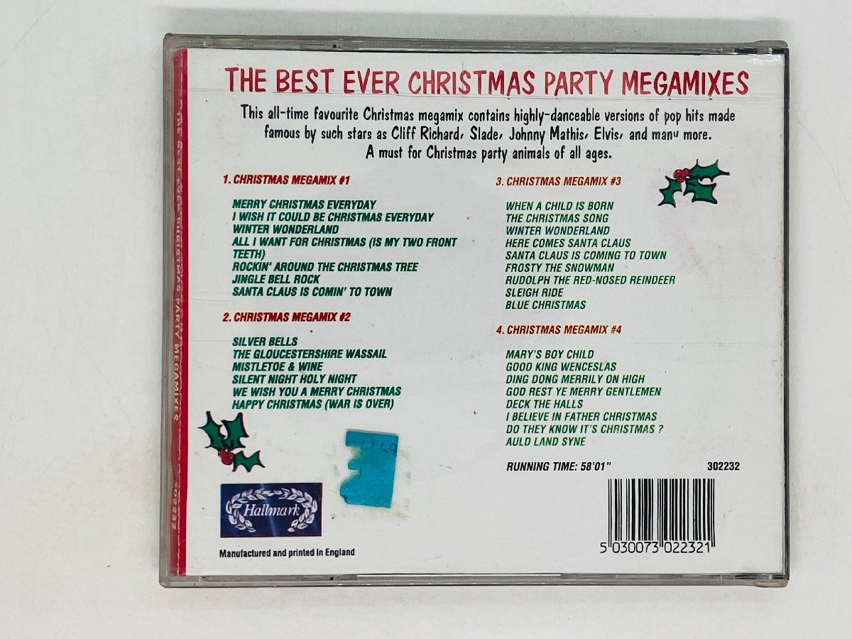即決CD THE BEST EVER CHRISTMAS PARTY MEGAMIXES / ALL TIME FAVOURITE アルバム L05_画像2