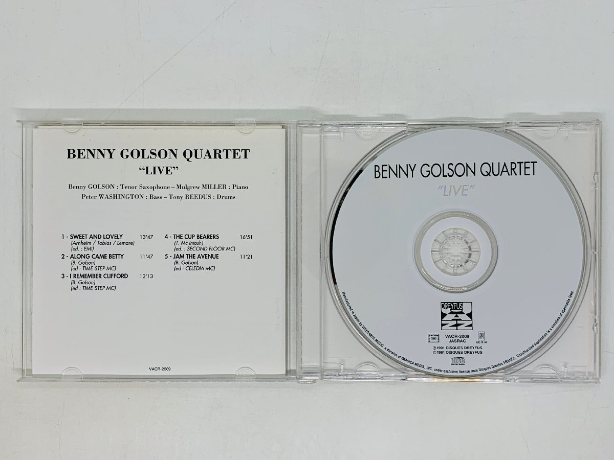 即決CD ベニー・ゴルソン・カルテット / クリフォードの思い出 / Benny Golson Quartet jazz ジャズ VACR-2009 帯付き Z17_画像3