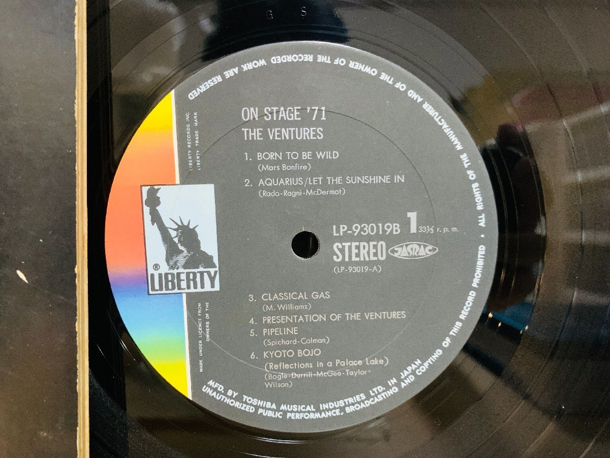 即決2LP ON STAGE 71 THE VENTURES / オン・ステージ'71 ベンチャーズ / レコード LP-93019 L12_画像2