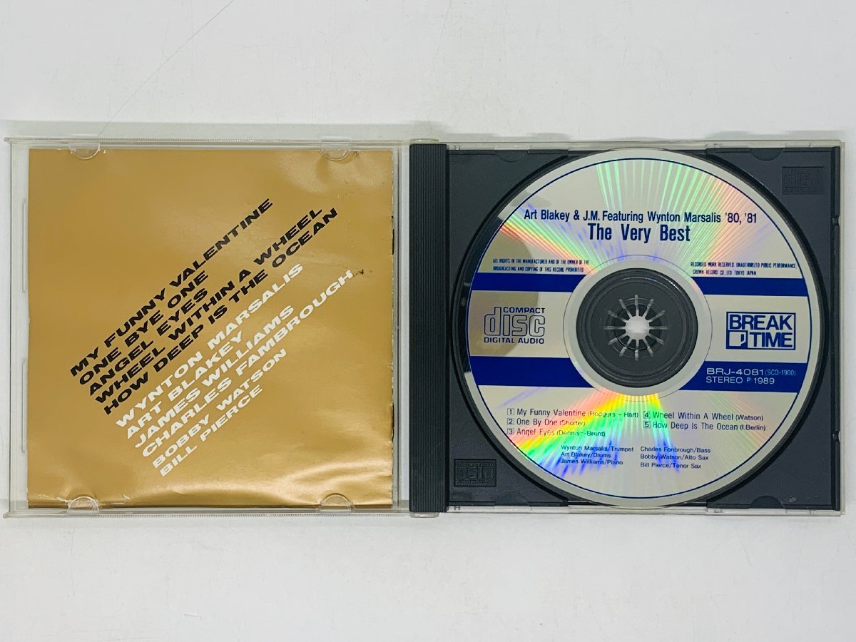 即決CD ART BLAKEY & J.M featuring WYNTON MARSALIS '80,' 81 / アート・ブレーキー / THE VERY BEST ジャズ JAZZ Y10_画像4
