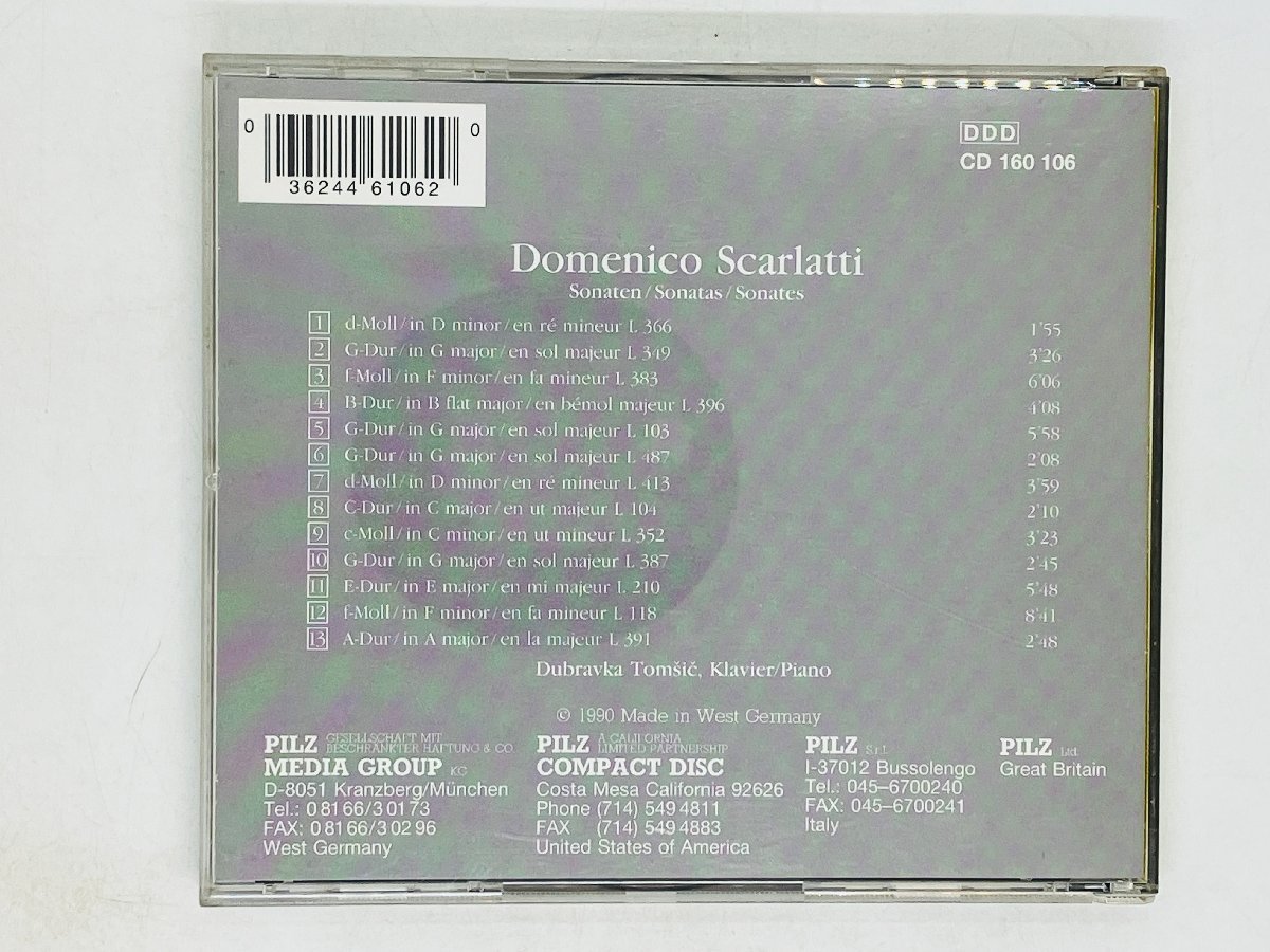 即決CD VIENNA MASTER SERIES Classic / World famous SonatasDomenico Scarlatti / アルバム クラシック I07_画像2