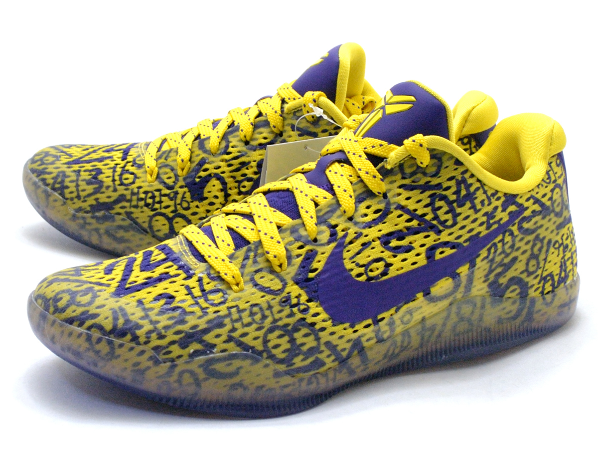 【NIKE ID】 KOBE XI MAMBA DAY ナイキ iD コービー 11 【マンバ デー】 引退記念 コービー ブライアント KOBE BRYANT レイカーズ 黄 27_画像1