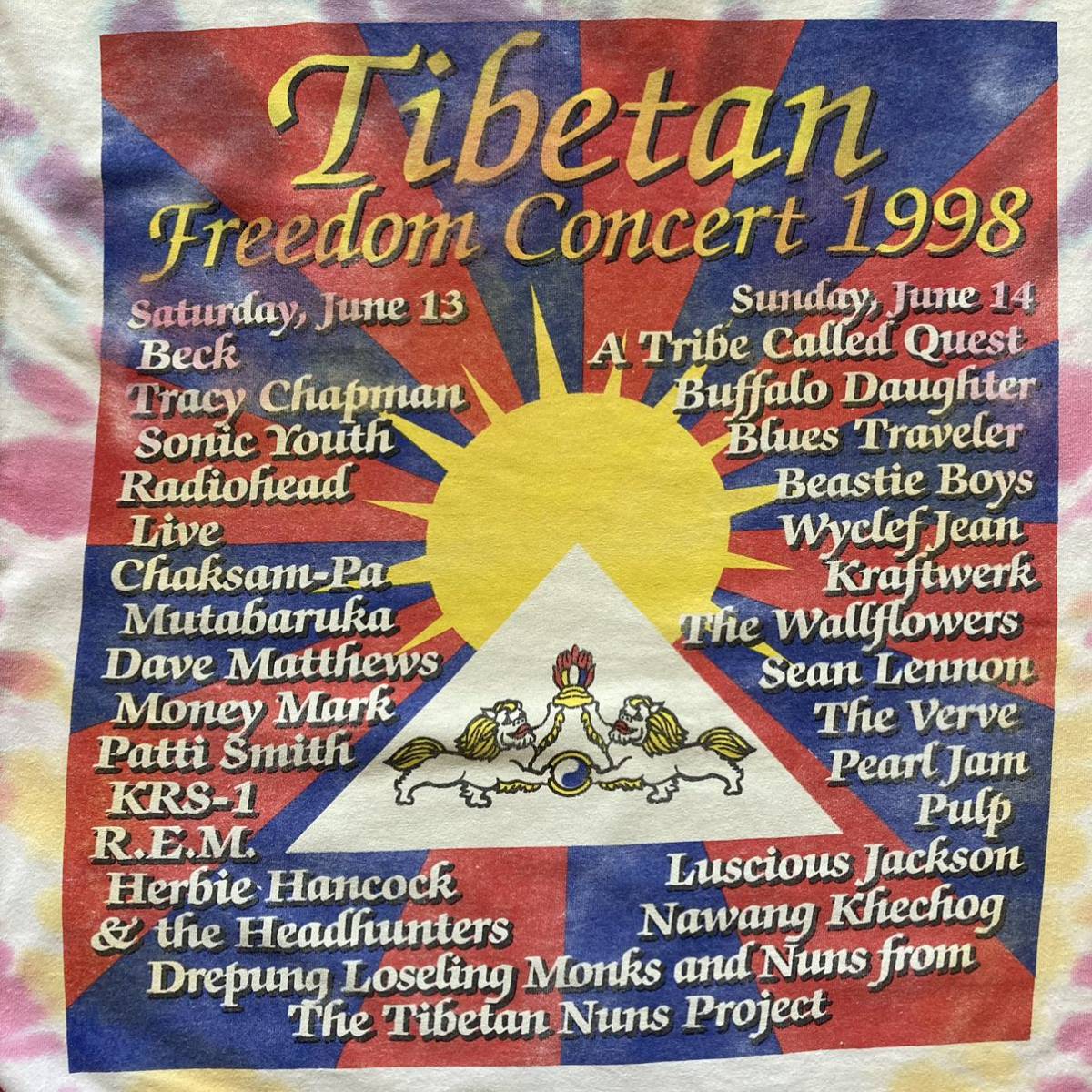 TIBETAN チベタン Tシャツ LOLLAPALOOZA nirvana TIBETAN チベタン Tシャツ LOLLAPALOOZA nirvana
