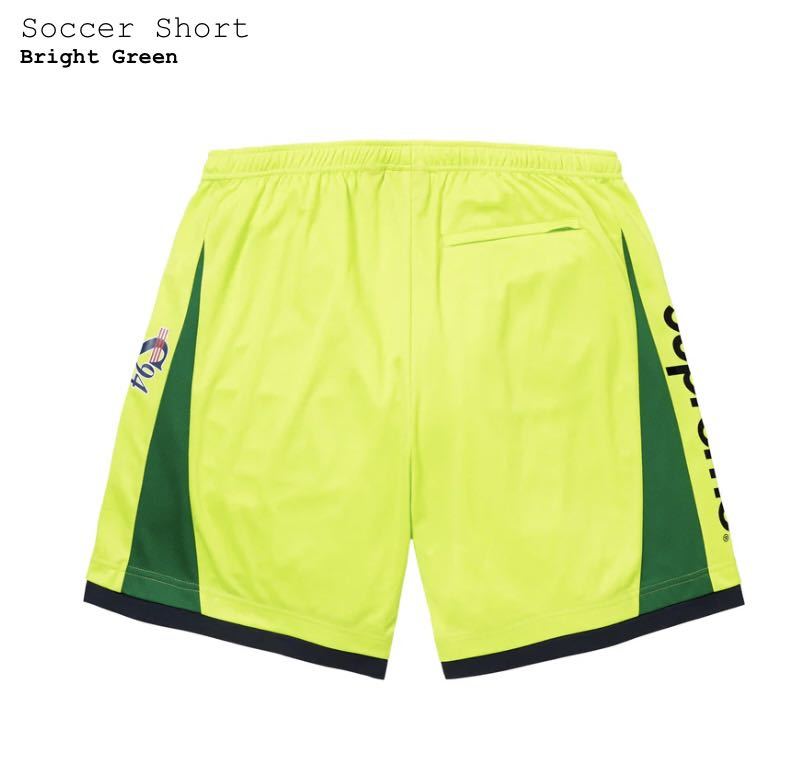 Supreme Soccer Short ブライトグリーン ショーツ ショートパンツ BOX LOGO ボックスロゴ シュプリーム サッカーパンツ  ハーフパンツ