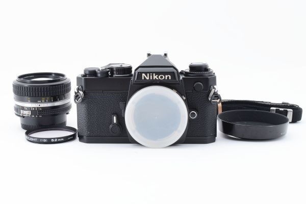 ブランド雑貨総合 Black FE ニコン Nikon 35mm 1986993 F/1.4 50mm AI