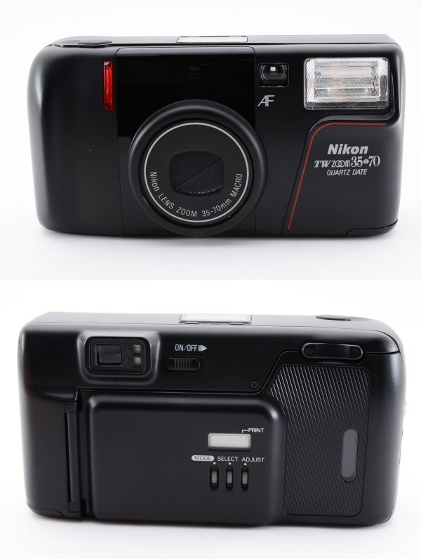 【１円スタート 動作確認済】Nikon ニコン TW Zoom 35-70 Quartz Date Point & Shoot Film Camera 1984853_画像1