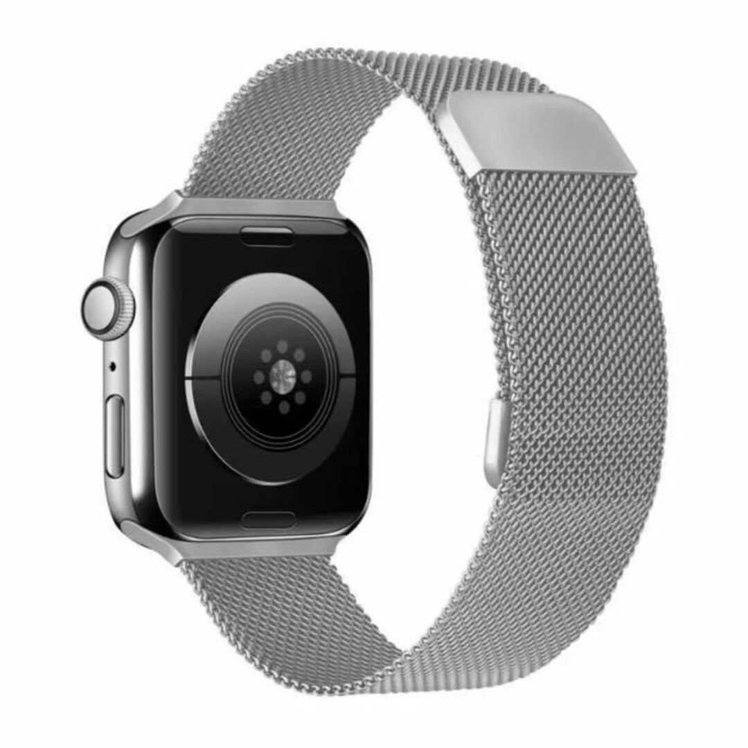 Apple Watch ミラネーゼ ループバンド シルバー 38/40/41mm|PayPayフリマ