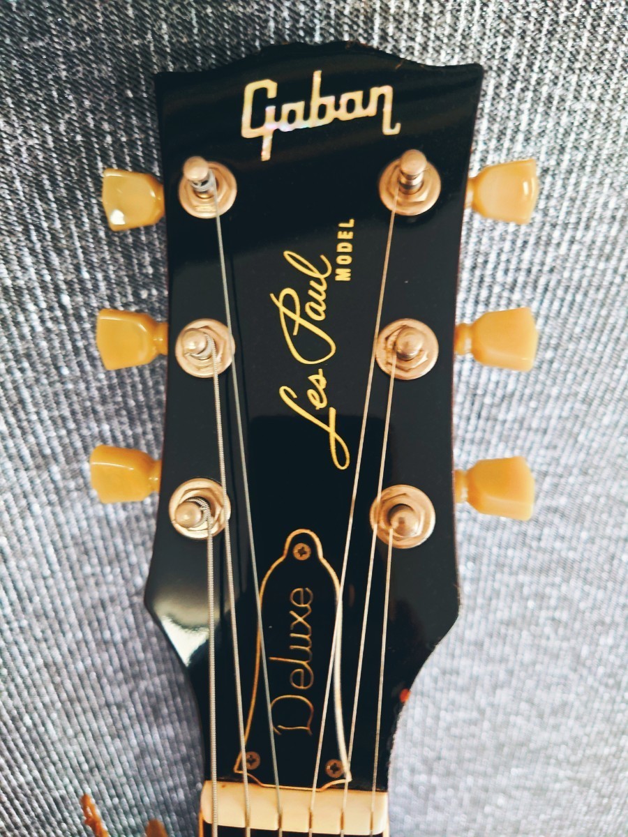GABAN レスポールデラックス 70年代 ジャパンビンテージ ギター Yahoo!オークション - 【希少】gaban Les Paul Deluxe 70年代