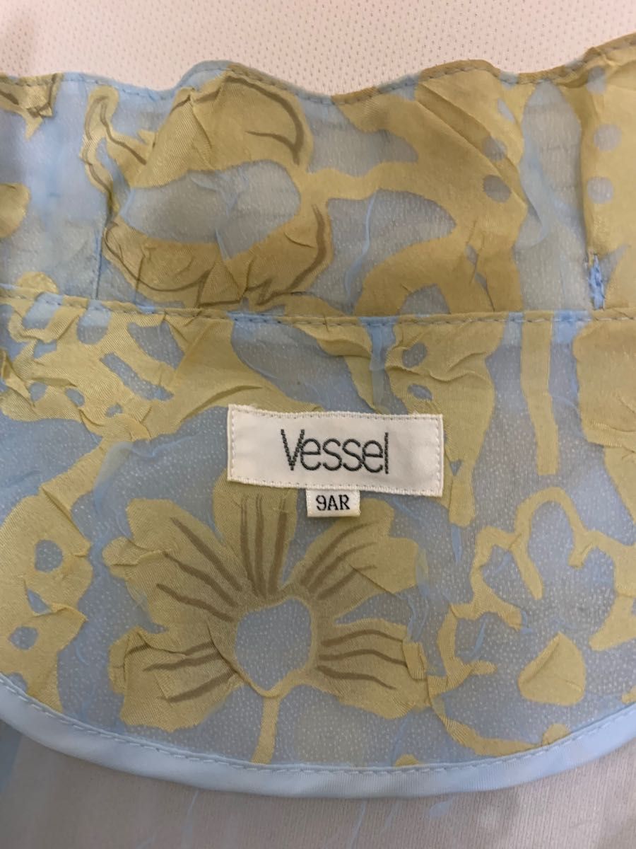 vessel べセール　総柄シアージャケット　ビンテージ