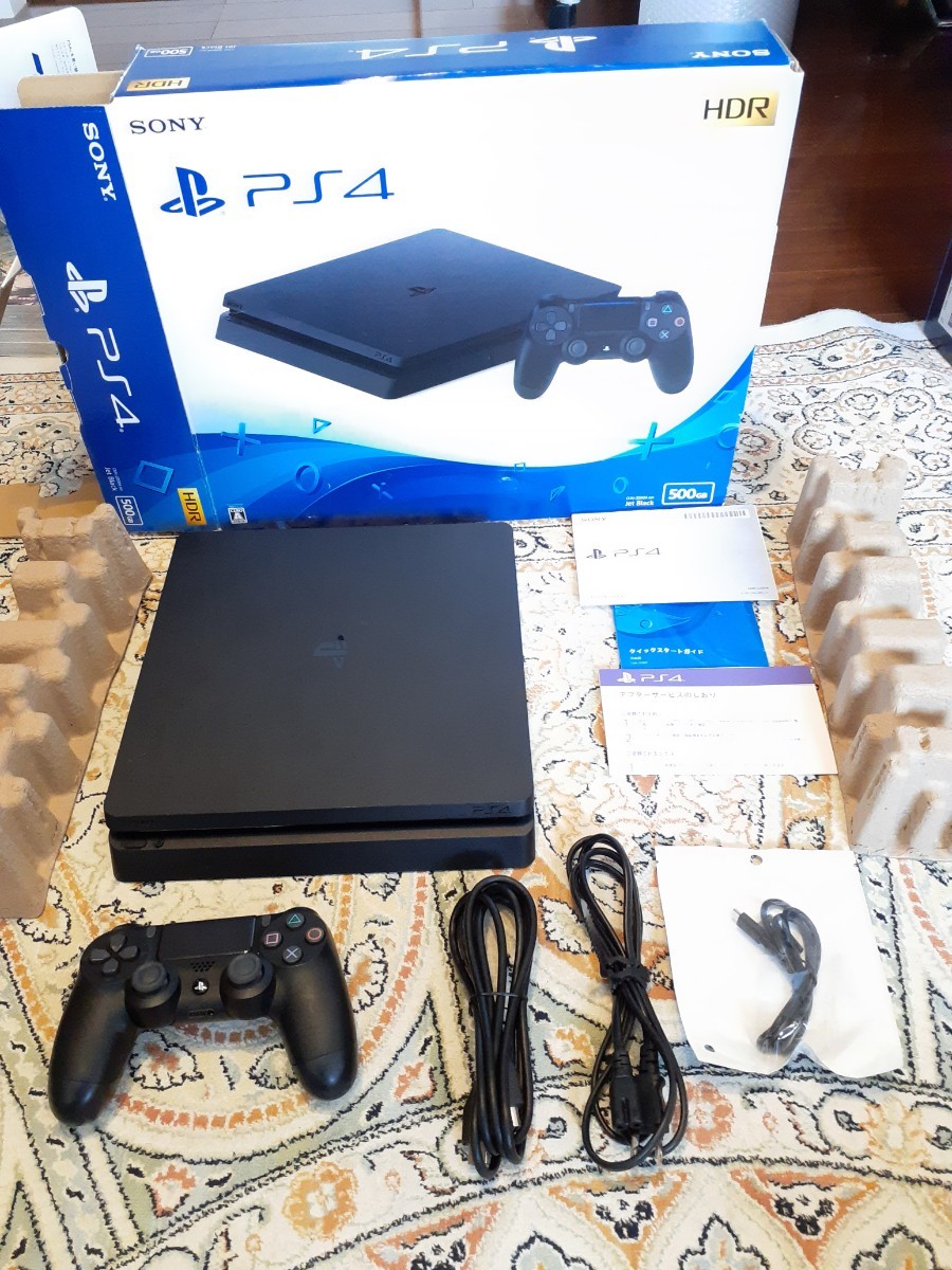 良品 薄型最終タイプ PS4 CUH-2200A 本体一式 迅速配送 送料無料 動作