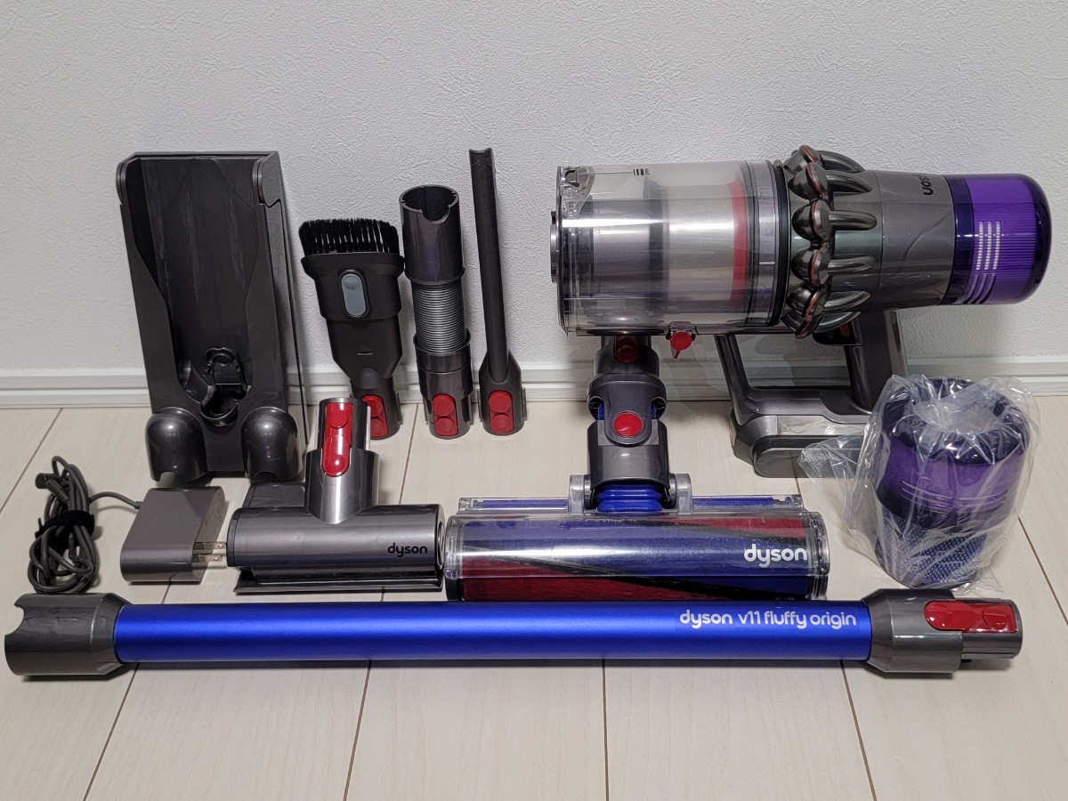 ジャンク品・動作OK】Dyson V11 Fluffy Origin / コードレス掃除機