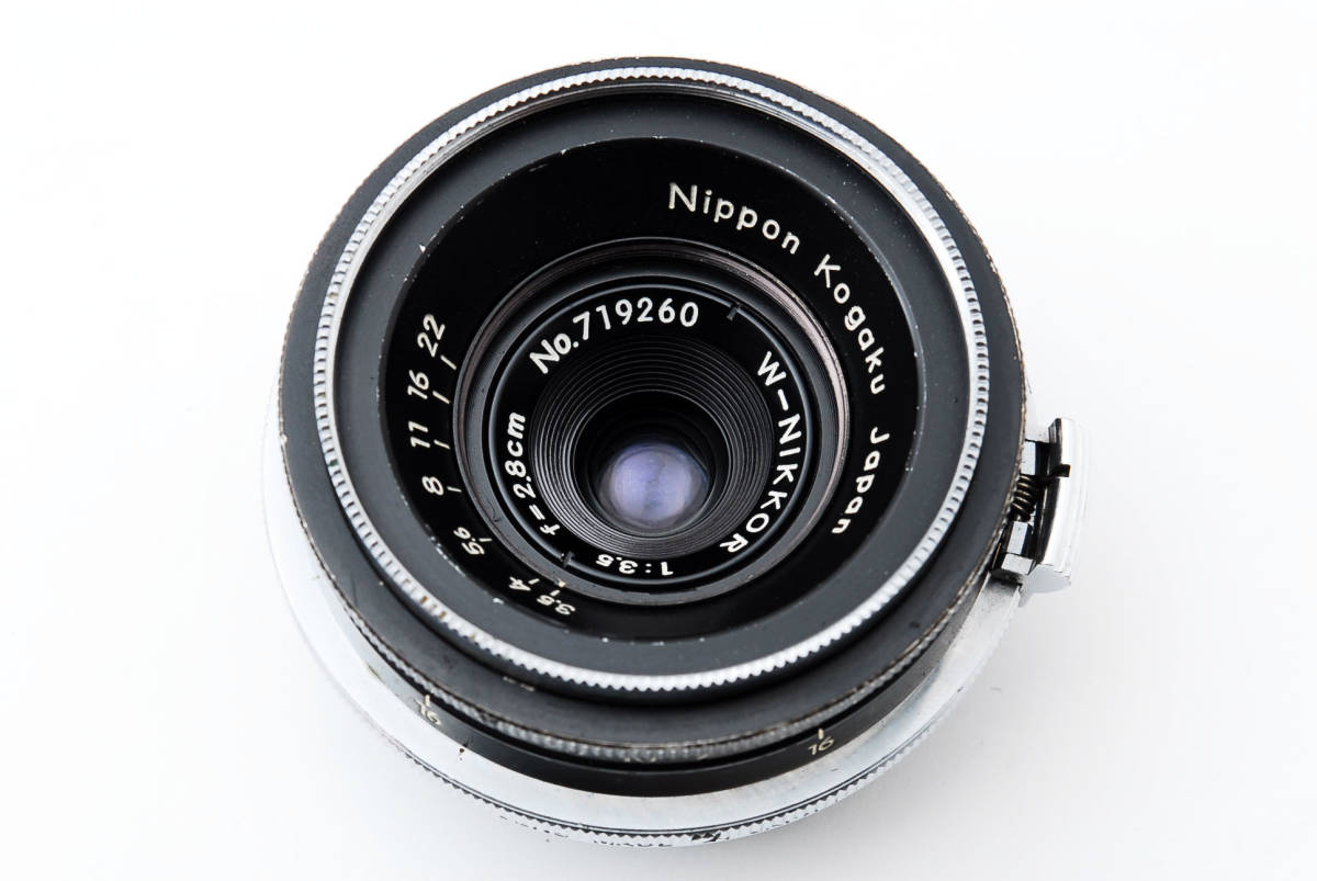 2022年製 新品】 2.8cm W-NIKKOR ニコン 【10月値下げ商品】Nikon F3.5