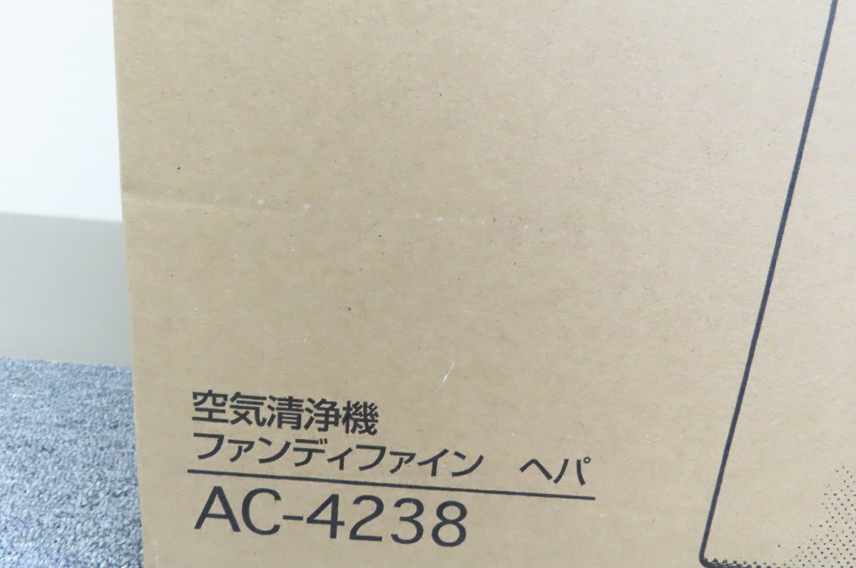 未使用品☆TWINBIRD/ツインバード AC-4238 空気清浄機 HEPAフィルター 脱臭 最大12畳まで対応 タイマー付き_画像3