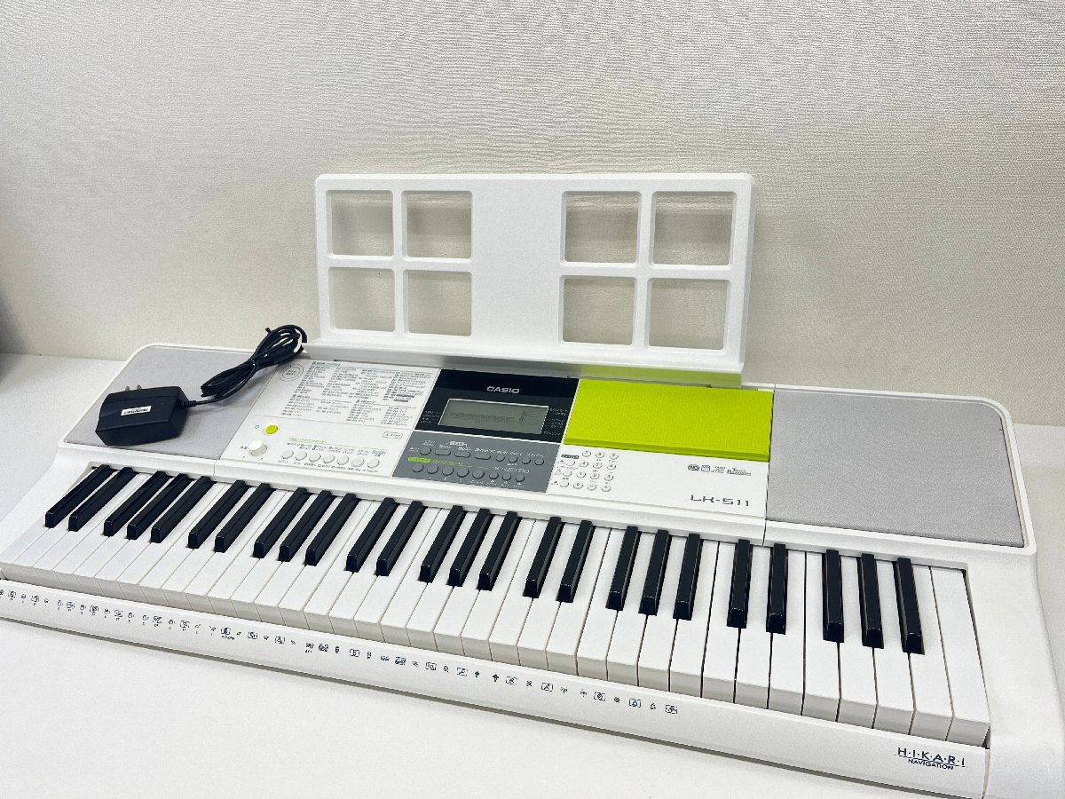 Yahoo!オークション - CASIO カシオ 光ナビゲーションキーボード LK-51...