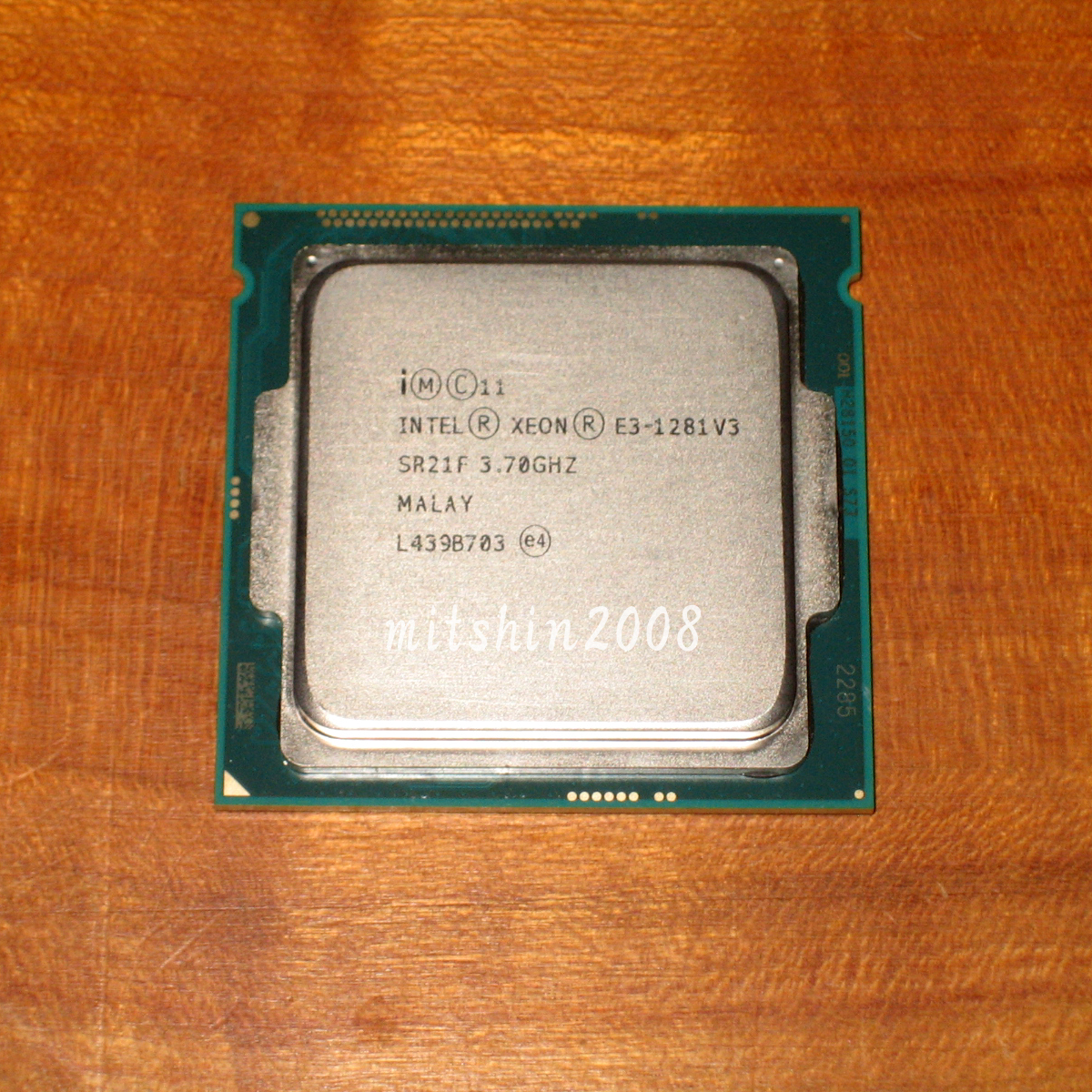 かわいい新作 v3 E3-1281 Xeon Intel 3.7GHz(TB:最大4.1GHz) [No.916