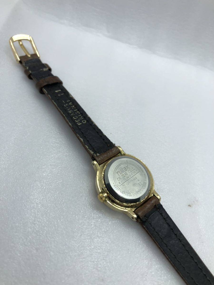 値下げ【送料込み即決】Timex レディース腕時計 新品ベルト交換済み 電池交換済み 稼動確認済み