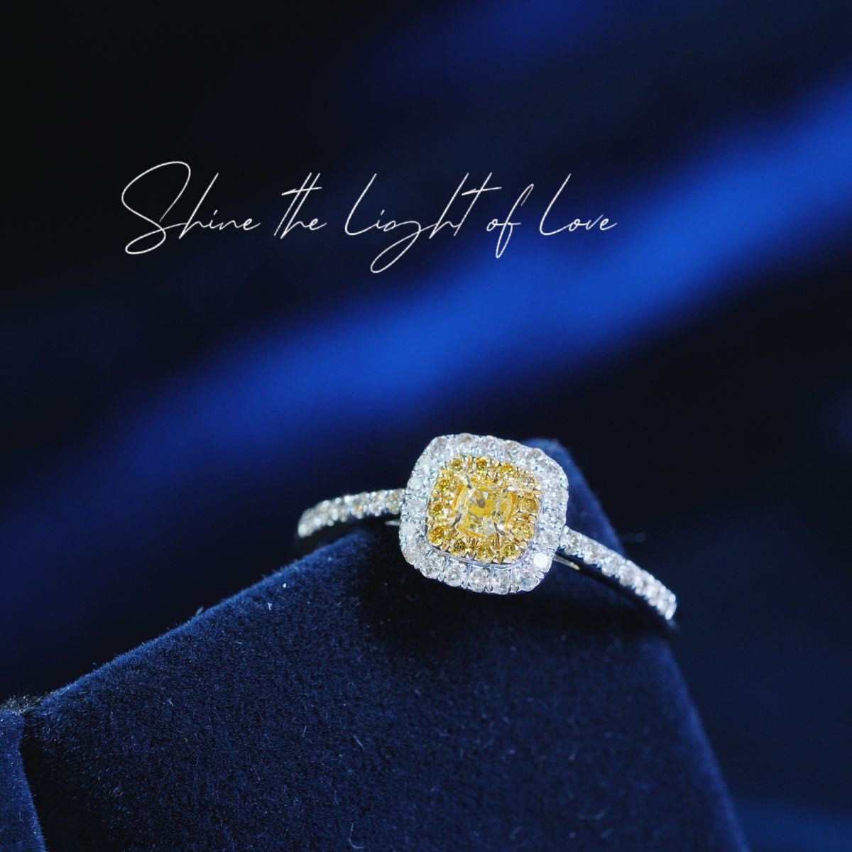 0.55ct 18金 天然ダイヤモンド 天然イェローダイヤモンド リング 指輪 レディースリング 豪華 金運 財運 幸福